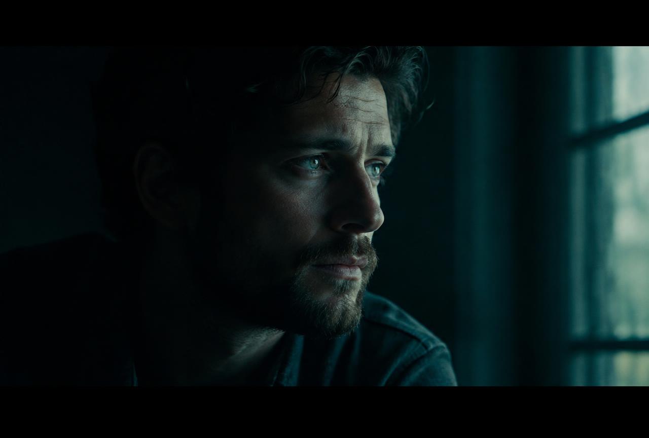 Actor portrait lit by window light